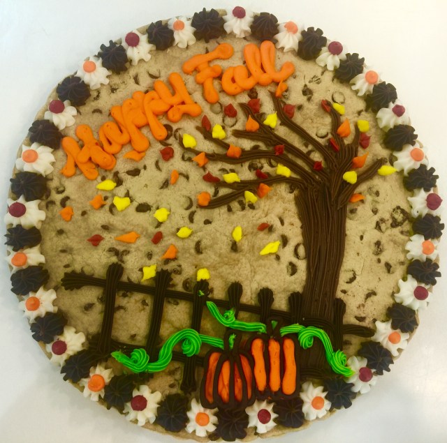 Custom Fall cookie cake