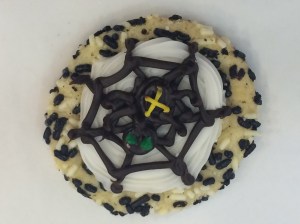 Spooky and sweet, this little spider won't be creeping on the table for very long!